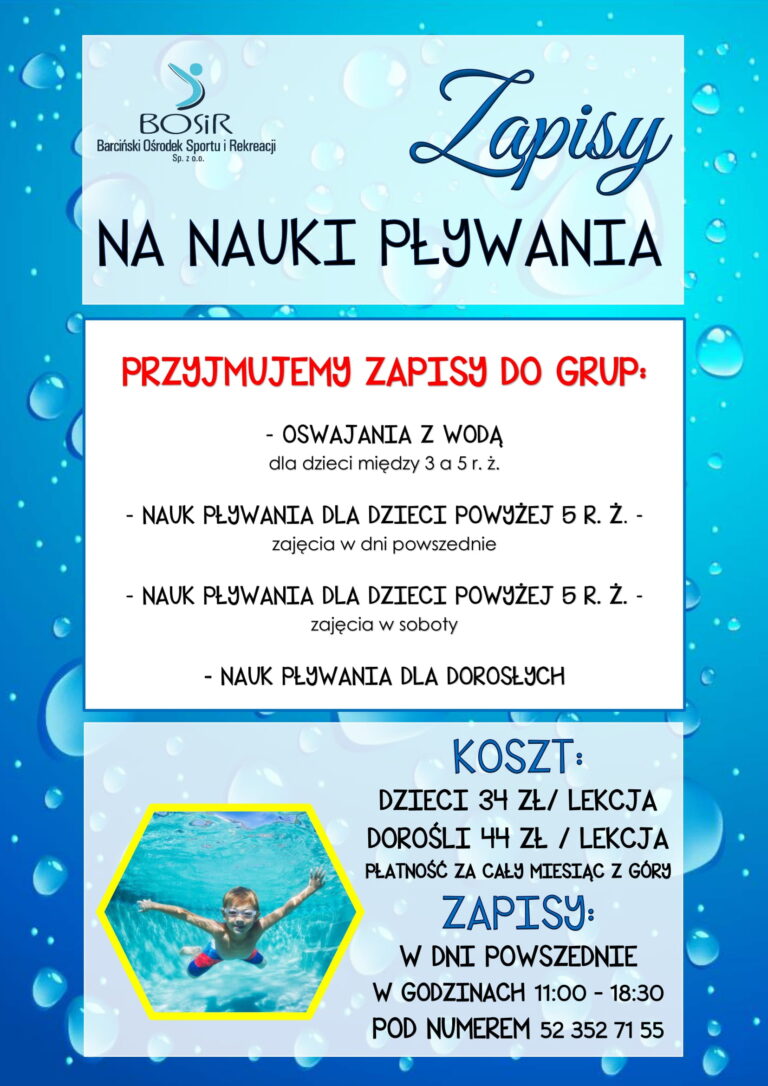 Read more about the article Nauki pływania