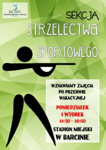 Read more about the article Wracają zajęcia strzelectwa sportowego!