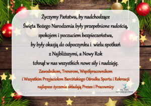 Read more about the article Życzenia świąteczne!