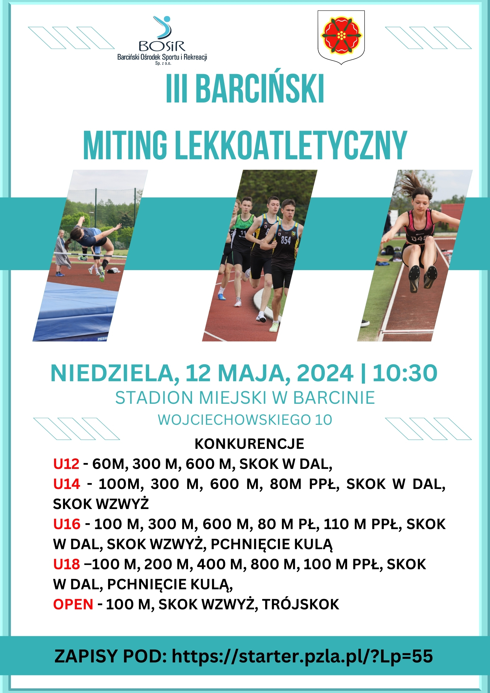 Read more about the article Regulamin Miting Lekkoatletyczny